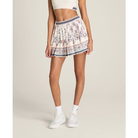 WilsonSplit Pleat Tennis Skirt Elastic Waistband