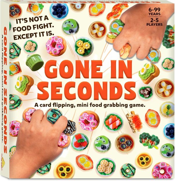 Gone in Seconds Food Board Game 2-5 Players