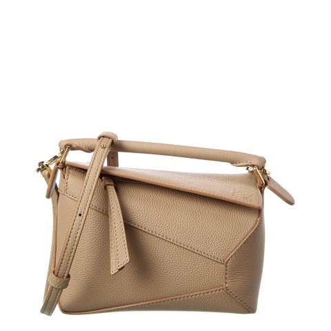 LoewePuzzle Mini Leather Shoulder Bag