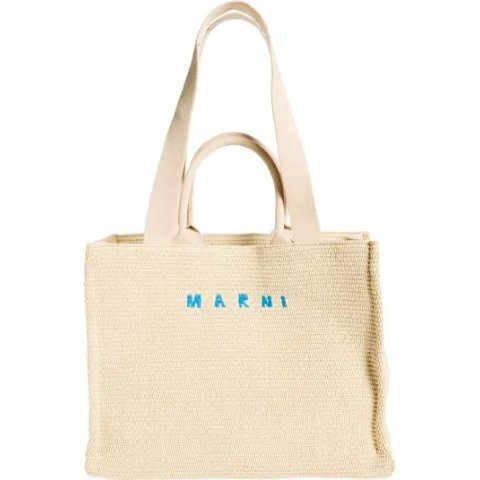MarniSmall Woven Tote Bag