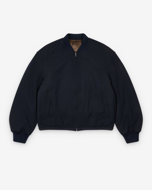 DOVER STREET MARKET NY The Row Fenn Reversible Bomber Jacket Dark Navy