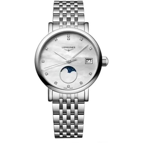 LonginesMoonphase Bracelet Watch 30mm