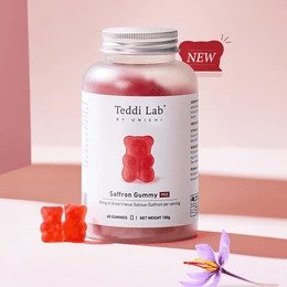  Saffron Gummies 60 Count Passionfruit Lemon
