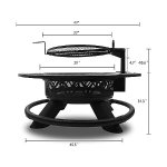 Red Mountain 47   可调烤架火炉