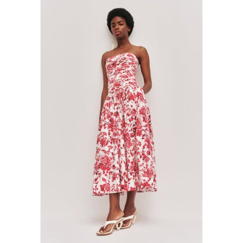 AJEMarigold Strapless Midi Dress