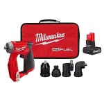 Milwaukee M12 Fuel 3/8英寸无刷电钻 5.0Ah电池