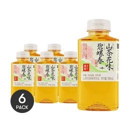 Guozishule Biluochun Camellia Sugar-Free Green Tea 350ml 6-Pack