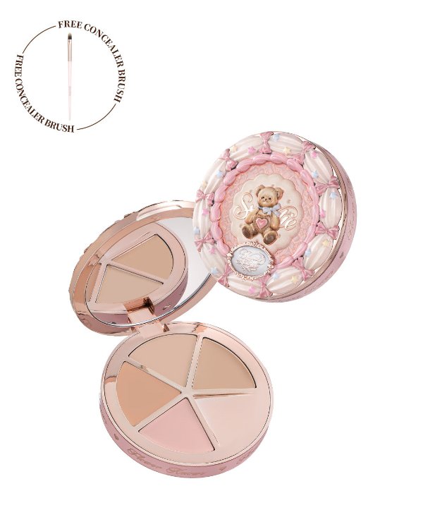 Flower Knows Sweetie Bear 4-Color Concealer Palette