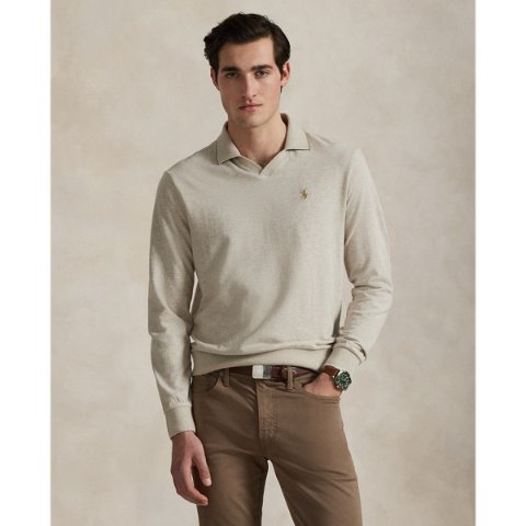 Ralph LaurenTextured Jersey Polo Shirt