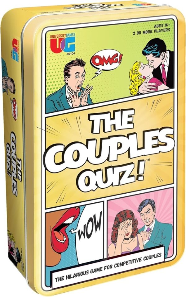 University Games The Couples Quiz Card Game 2+ Players