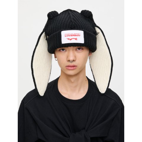 Charles Jeffrey LOVERBOY Chunky Rabbit Lambswool Beanie