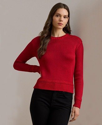 Lauren Ralph Lauren Cotton-Blend Crewneck Sweatshirt
