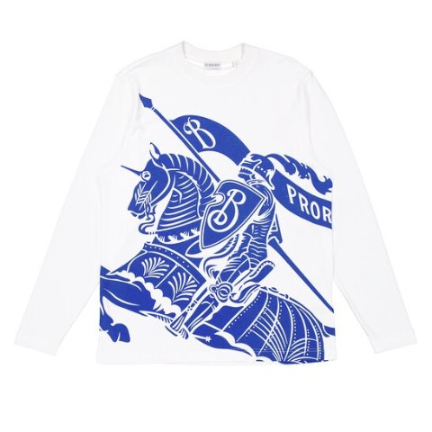 Burberryw/code "CLR40"EKD-Print Cotton T-Shirt