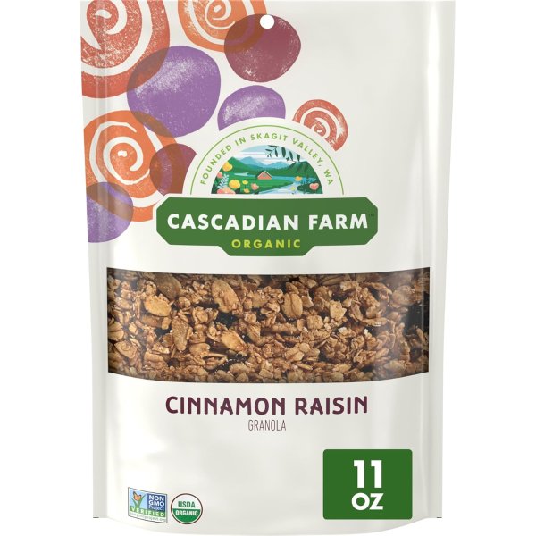 Organic Cinnamon Raisin Granola 11oz