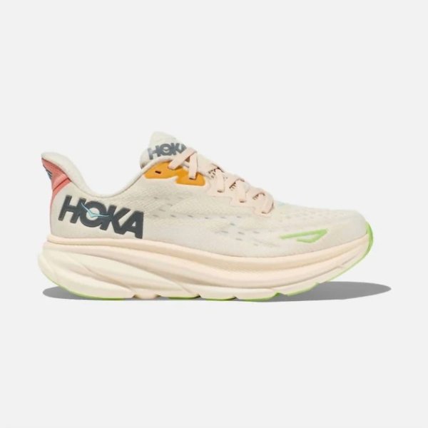 Clifton 9 Women's Running Shoes Vanilla