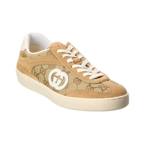 GucciG75 GG Canvas Suede Sneaker