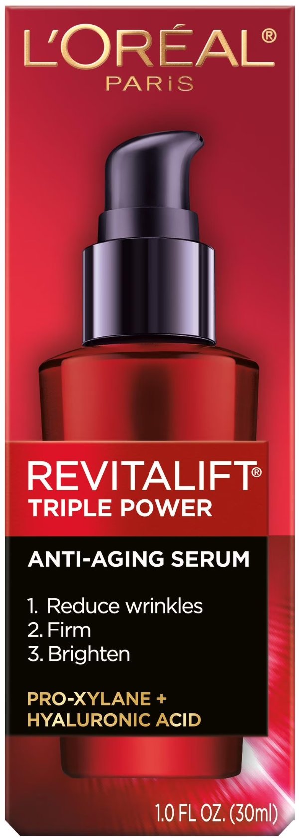 L'Oreal Paris Revitalift Triple Power Concentrated Serum Treatment, Anti-Aging, 1 fl oz