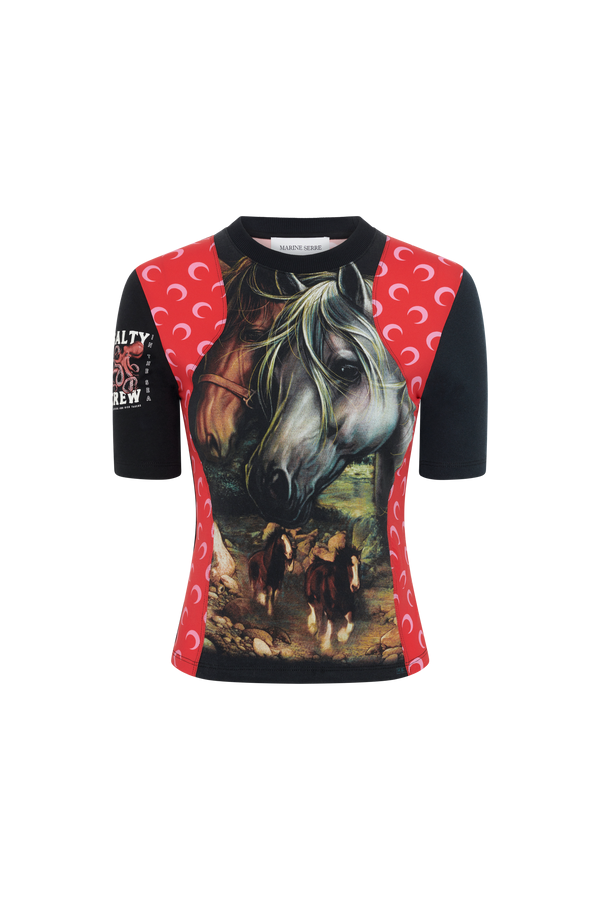 Upcycled Ribbed Crewneck T-Shirt Lunar New Year Capsule