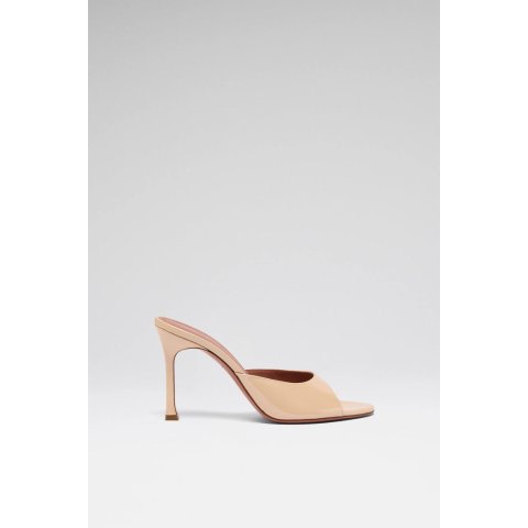AMINA MUADDI Alexa Slipper 95 Champagne Pearly Patent