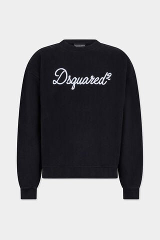 Cotton Fleece Relax Fit Crewneck Sweatshirt
