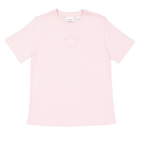 Burberryw/code "CLR40"Margot Embroidered Organic Cotton T-Shirt