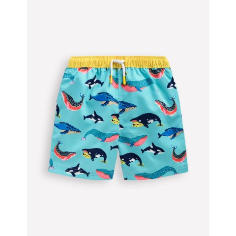 BodenSwimming Whales Swim Shorts