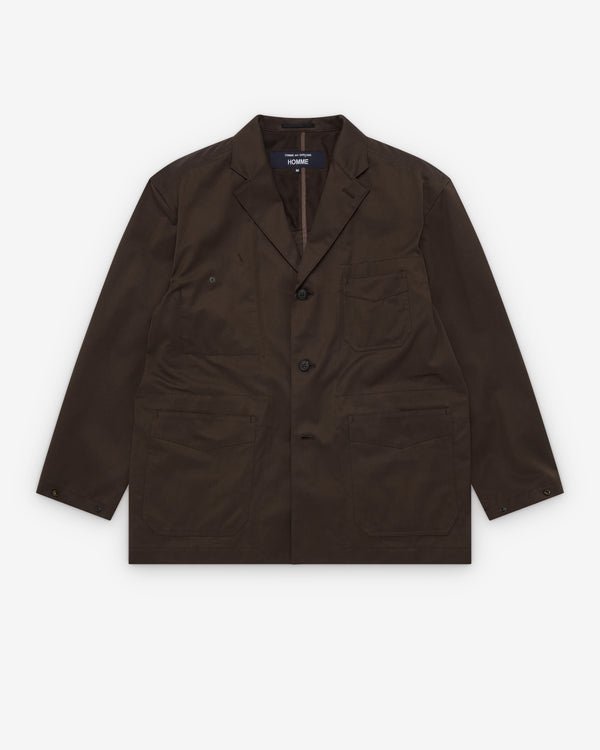 DOVER STREET MARKET NY CDG Homme Men's Utility Jacket Brown