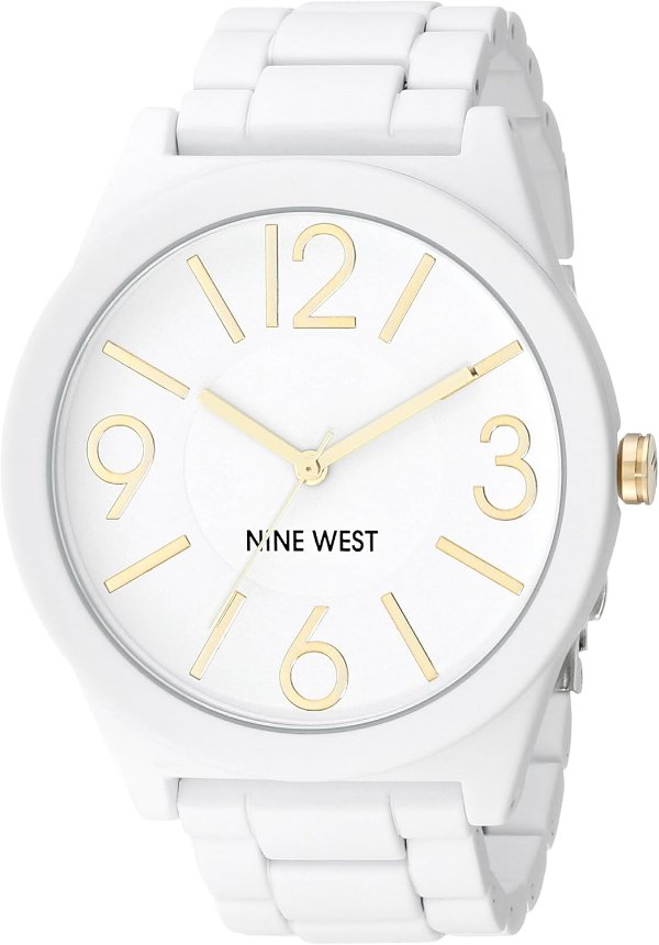 Women's Metal Bracelet Watch Rubberized