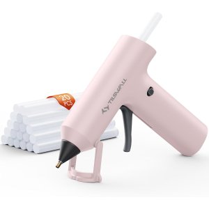Tilswall Cordless Hot Glue Gun 2000mAh with 20 Glue Sticks