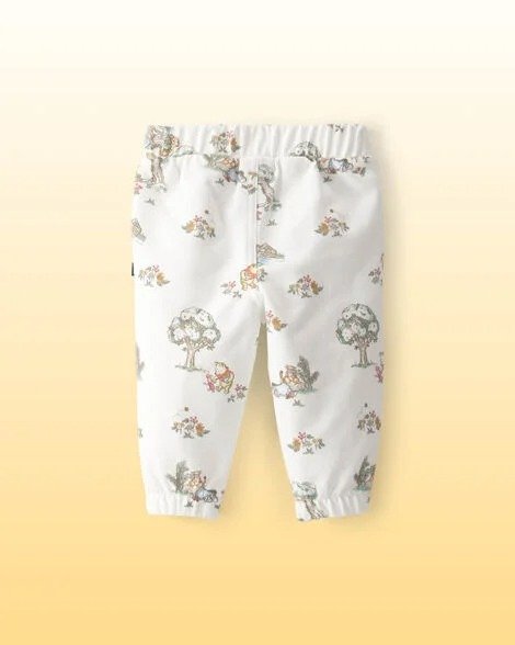 Disney Winnie the Pooh French Terry Joggers White
