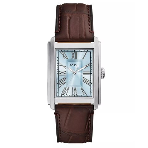 Carraway 男士棕色皮带腕表 30mm