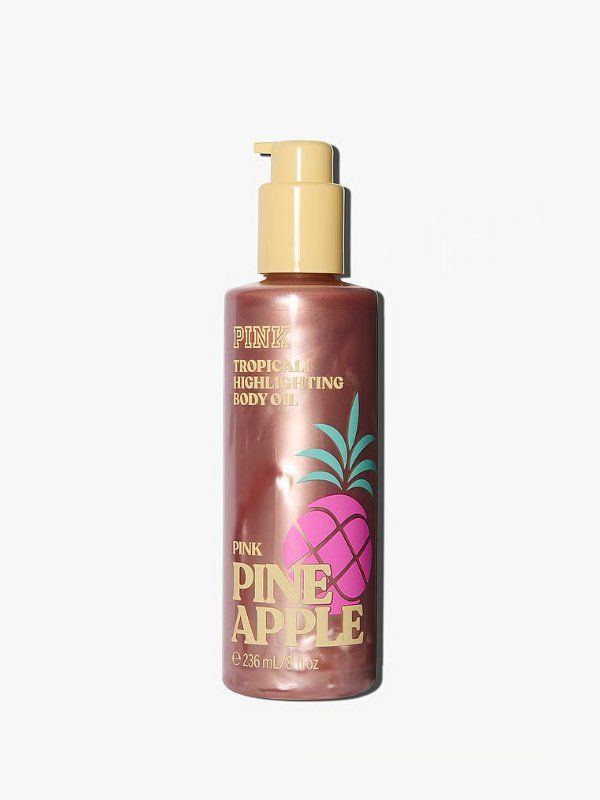 Pink Pineapple Tropicali Highlighting Body Oil