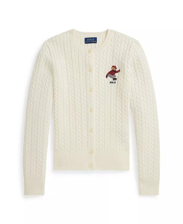 Girls' Long-Sleeve Cardigan