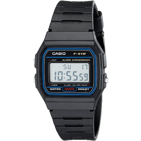 F91W-1 Classic Resin Strap Digital Sport Watch