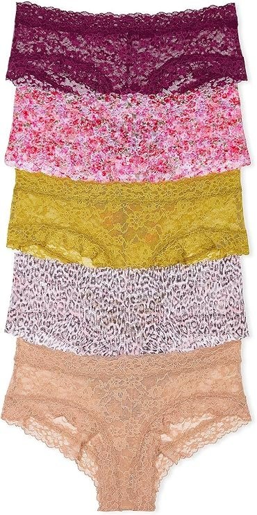 Victoria's Secret Women's Lace Cheeky Underwear Multi Pack