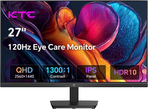 KTC H27D9 27 Inch Gaming Monitor 2K Black