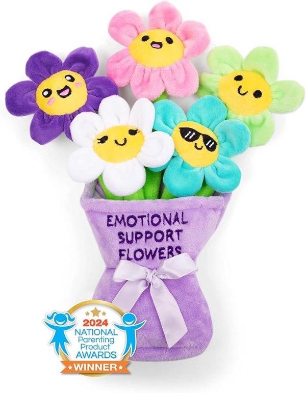 What Do You Meme? Emotional Support Flowers - Plush Flowers, Flower Plushies