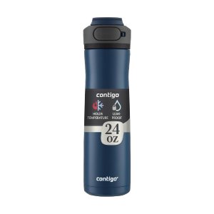 Contigo Cortland Chill 2.0 Stainless Steel Water Bottle Blueberry 24oz 2-Pack