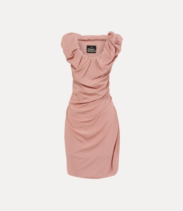 Ginnie Amber Silk Mini Dress