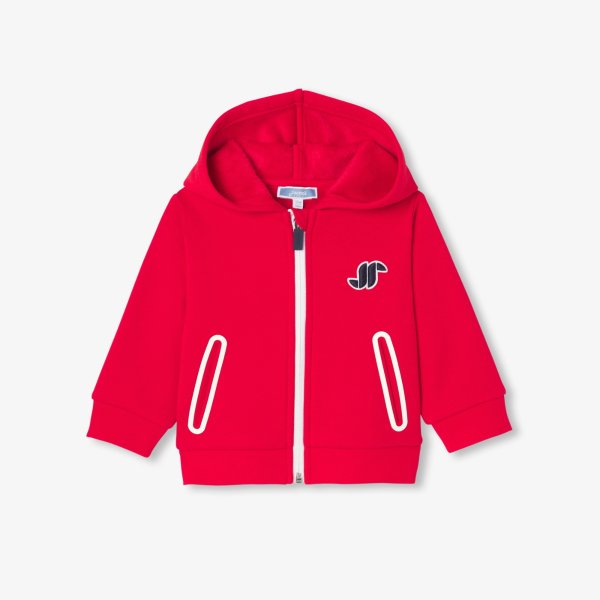 Jacadi Paris Baby Boy Fleece Zip-Up Hoodie