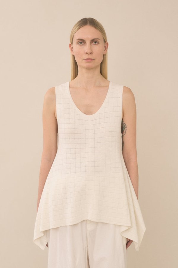 Cotton Linen Blend Tank Top