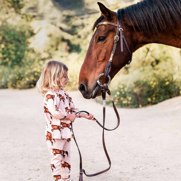 Organic Cotton Dress and Legging Set Grapefruit Print