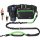 Tivray Adjustable Waist Hands Free Dog Leash Black Green