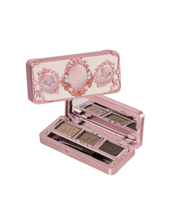 Flower Knows Midsummer Fairytales Eyebrow Palette 03 Apricots Rose