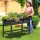 DWVO Raised Garden Bed HDPE 47x18x31in Black