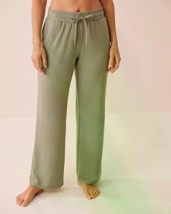 La Vie en Rose Minimalist Modern French Terry Pants