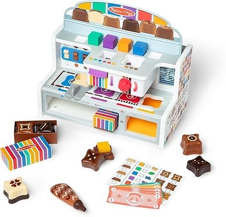 Melissa & Doug Wooden Chocolate Factory Set FSC-Certified