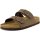 CUSHIONAIRE Lane Cork Sandals for Women Genuine Suede Footbed