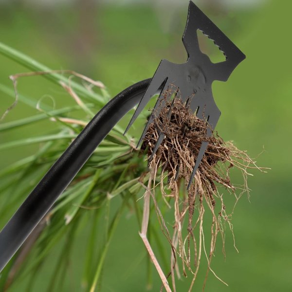 DMwespe Manganese Steel 6-Teeth Hand Weeder 2-Pack