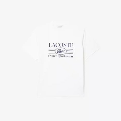 LacosteMen s Classic Fit Cotton Print T-Shirt